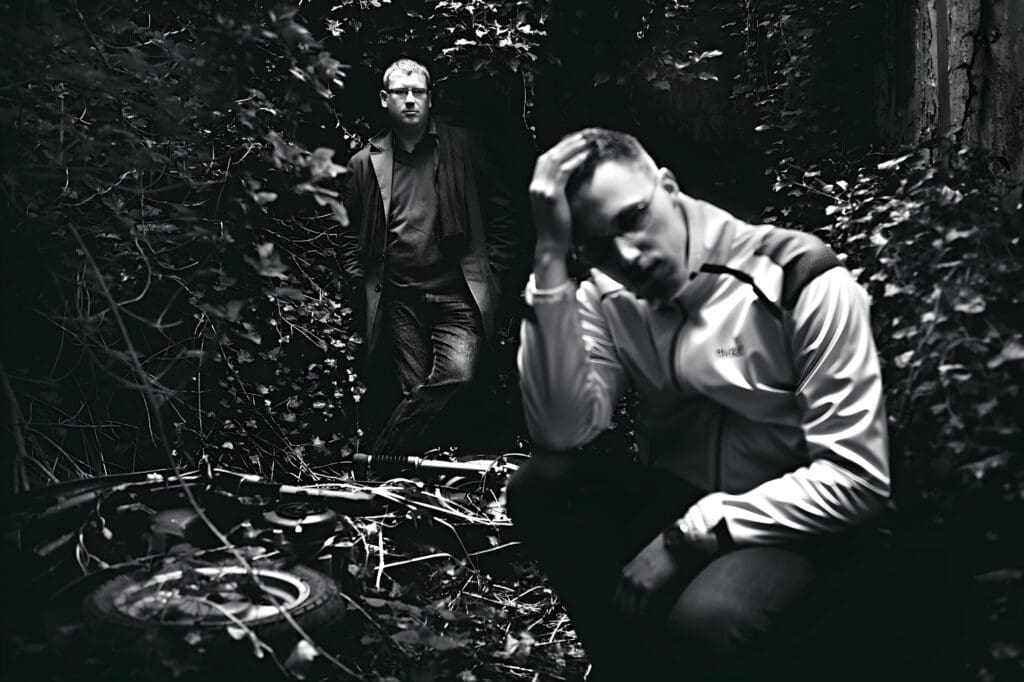 Lady-Gaga-works-with-Lars-and-Danny-from-Danish-Recording-Studio-Baby-Factory-exterior