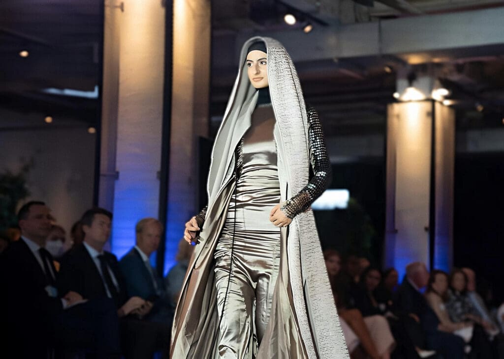 NYFA, Kent State, and IFA Paris students showcase creative talent at New York Fashion Week. Photo by Kent State University Fashion School.